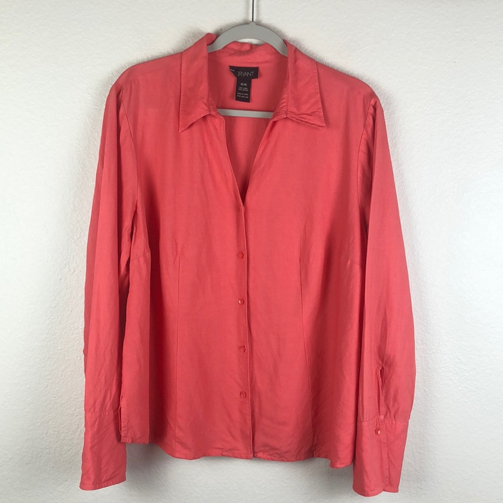 Lane Bryant Linen Blend Blouses 14/16